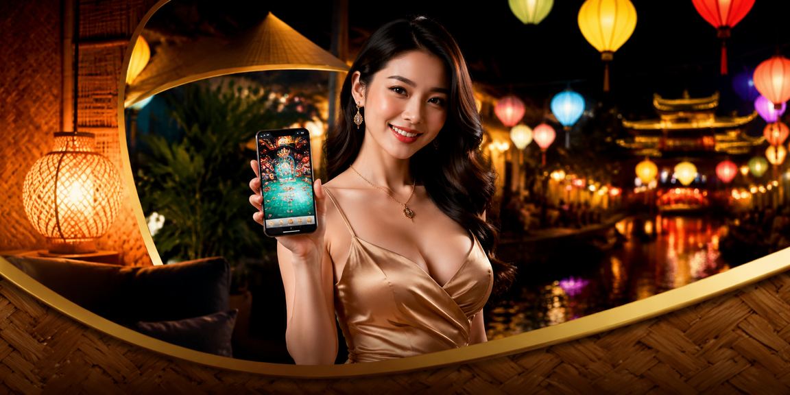 Người dùng Huế đội nón lá tham gia casino trực tuyến qua điện thoại di động